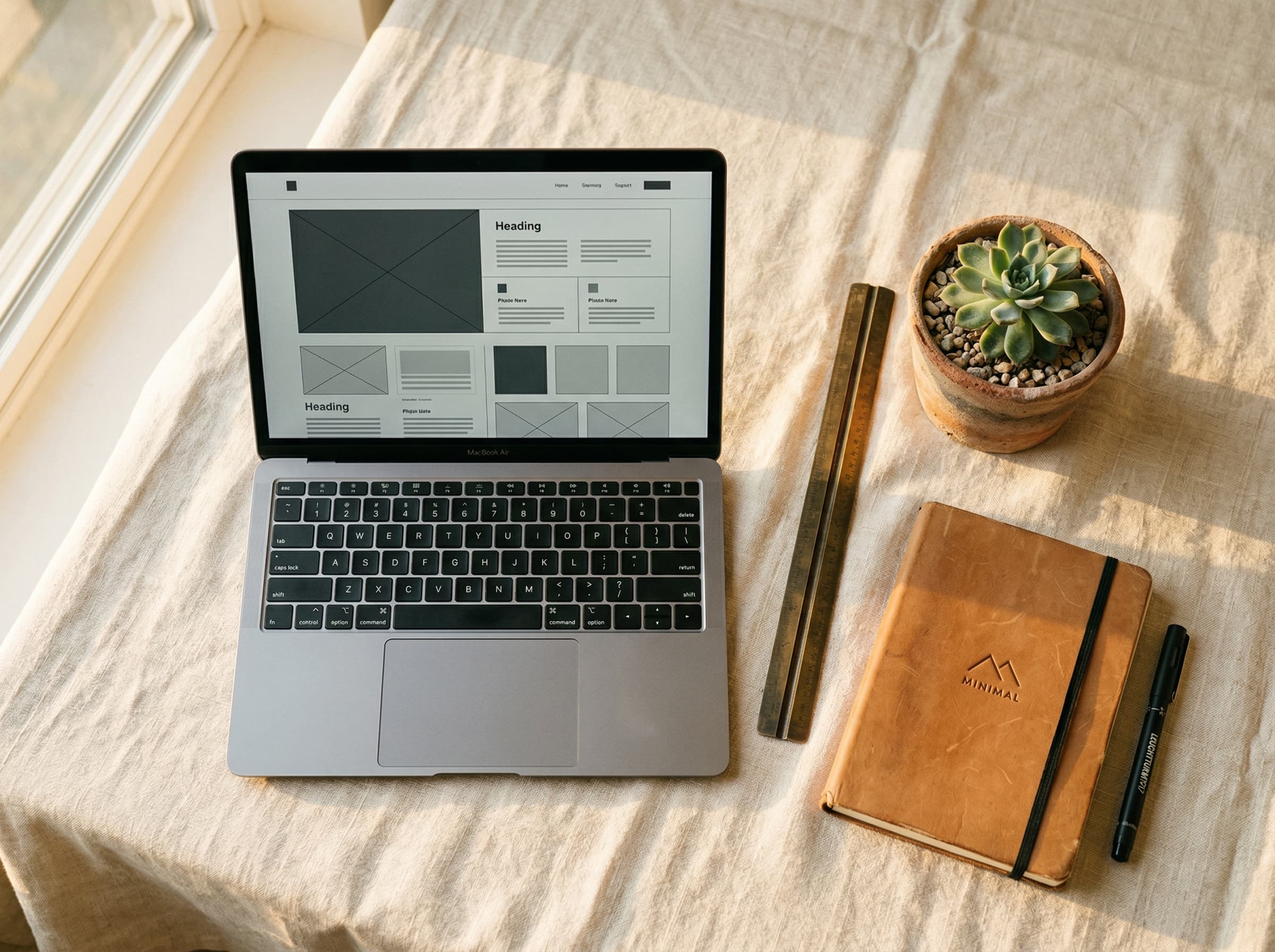 Ecommerce Development process and methodology - Ecommerce development team designing a Shopify storefront on tablet and laptop